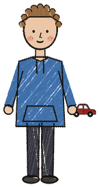 A child’s drawing of Billy