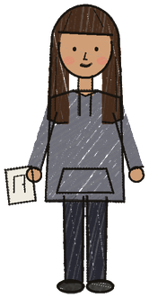 A child’s drawing of Hana