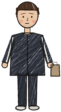 A child’s drawing of Leon