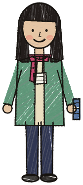 A child’s drawing of Mei