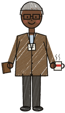 A child’s drawing of Ray